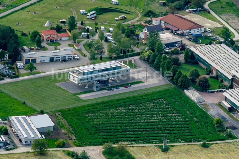 Luftbild Meißenheim - Gebäude der Stadtverwaltung - Rathaus in Meißenheim im Bundesland Baden-Württemberg, Deutschland