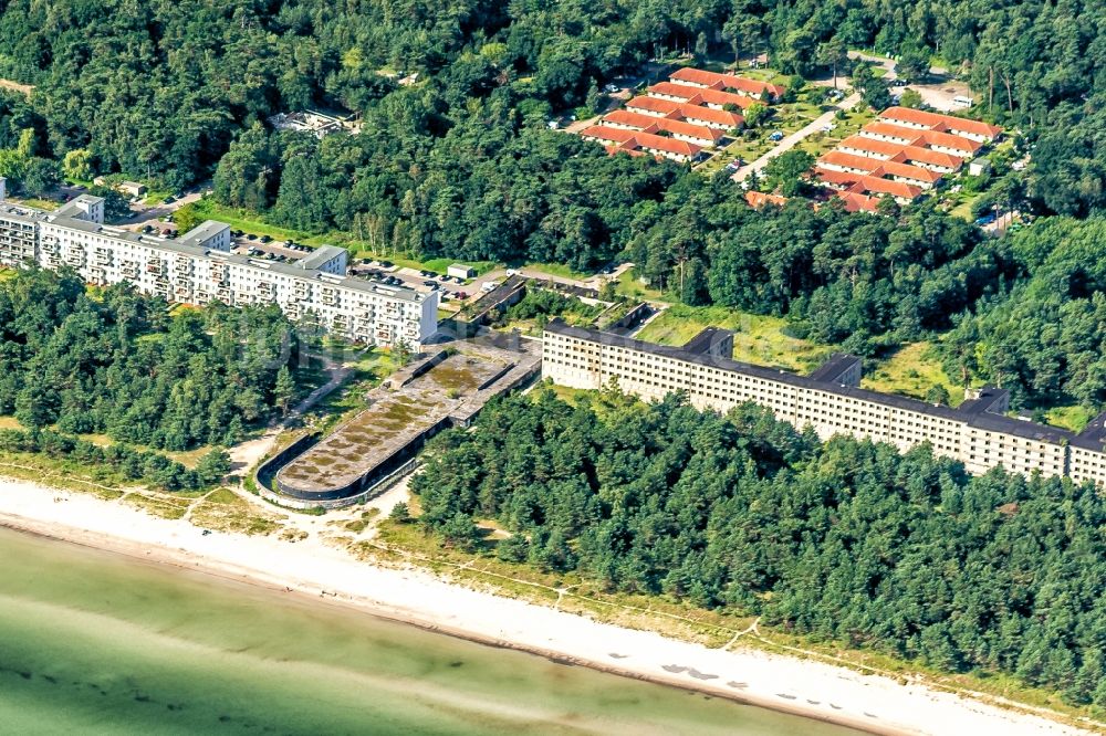 Luftbild Prora - Gebäudekomplex der ehemaligen KdF Anlage Koloss von Prora im Bundesland Mecklenburg-Vorpommern