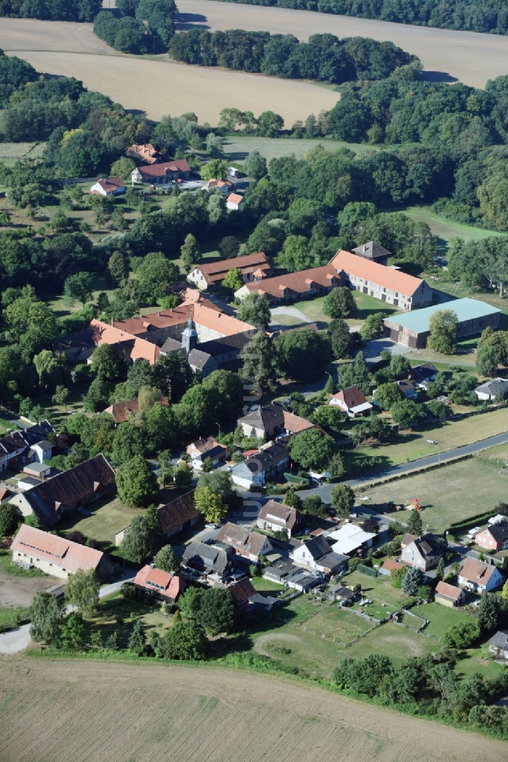 Luftaufnahme Mariental - Gebäudekomplex des ehemaligen Klosters in Mariental im Bundesland Niedersachsen