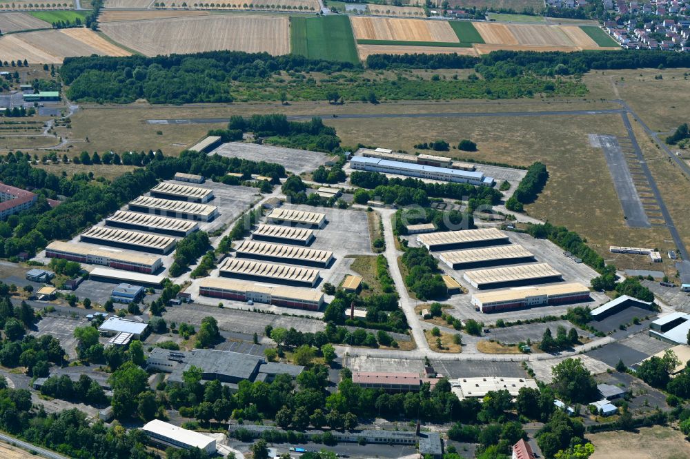 Luftbild Schweinfurt - Gebäudekomplex der ehemaligen Militär- Kaserne Conn Barracks in Schweinfurt im Bundesland Bayern, Deutschland