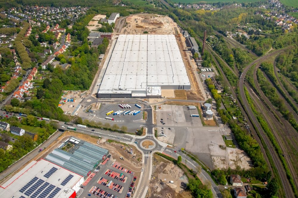 Luftbild Bochum - Gebäudekomplex und Gelände des Logistikzentrums und OPEL- Warenverteilzentrum in Bochum im Bundesland Nordrhein-Westfalen