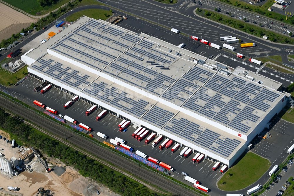 Luftbild Köln - Gebäudekomplex und Gelände des Logistikzentrums PENNY Zentrallager in Köln im Bundesland Nordrhein-Westfalen, Deutschland