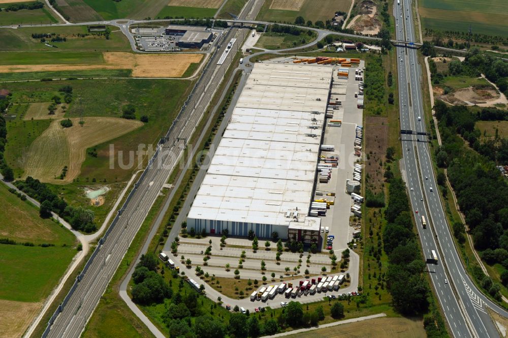 Luftbild Forchheim - Gebäudekomplex und Gelände des Logistikzentrums der Simon Hegele Gesellschaft für Logistik und Service mbH in Forchheim im Bundesland Bayern, Deutschland