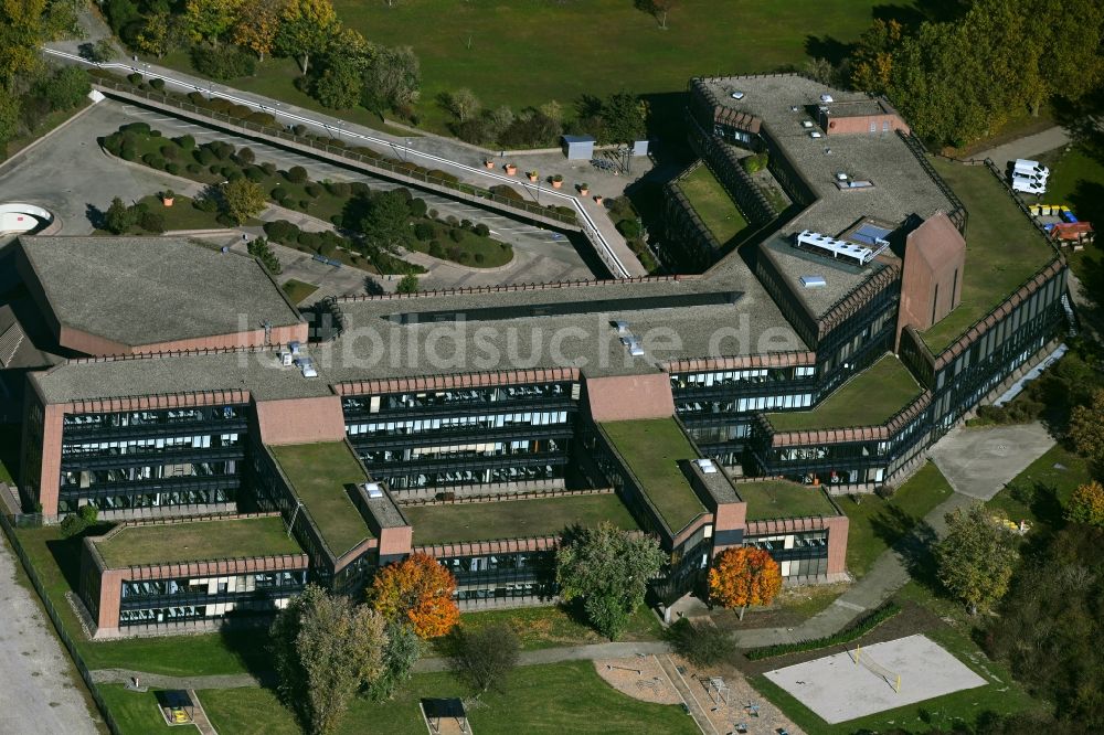 Luftbild Mannheim - Gebäudekomplex der Hochschule der Bundesagentur für Arbeit in Mannheim im Bundesland Baden-Württemberg, Deutschland