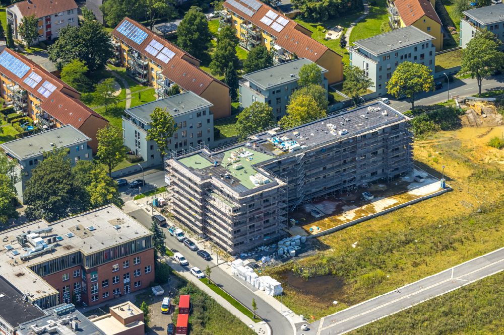 Luftaufnahme Bochum - Gebäudekomplex der Hochschule EvH Bochum in Bochum im Bundesland Nordrhein-Westfalen, Deutschland