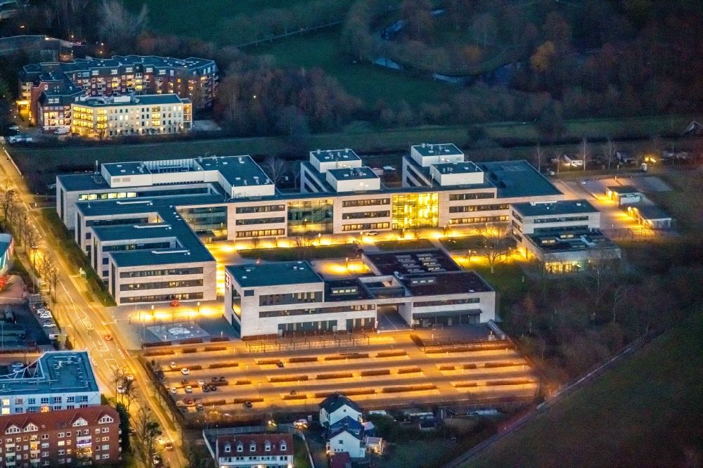 Hamm aus der Vogelperspektive: Gebäudekomplex der Hochschule Hamm-Lippstadt in Hamm im Bundesland Nordrhein-Westfalen