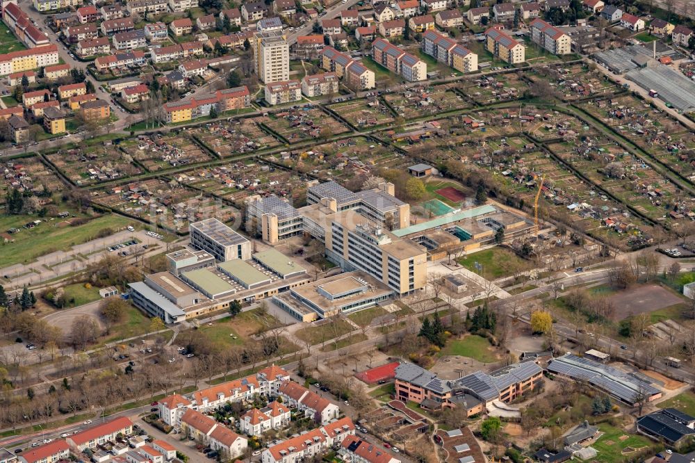 Luftbild Heilbronn - Gebäudekomplex der Hochschule in Heilbronn im Bundesland Baden-Württemberg, Deutschland