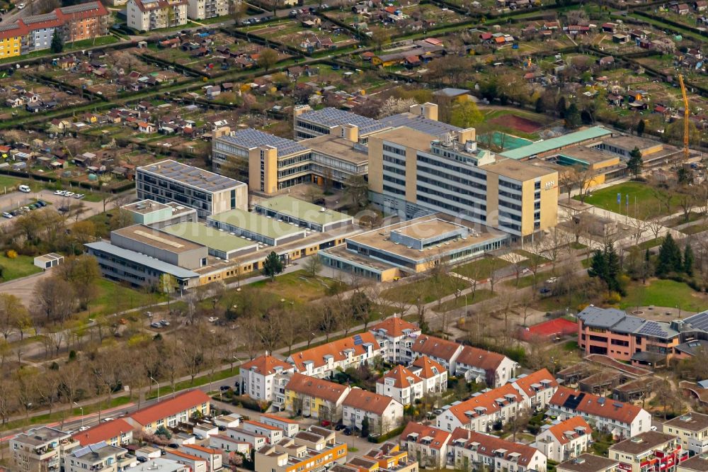 Luftbild Heilbronn - Gebäudekomplex der Hochschule in Heilbronn im Bundesland Baden-Württemberg, Deutschland