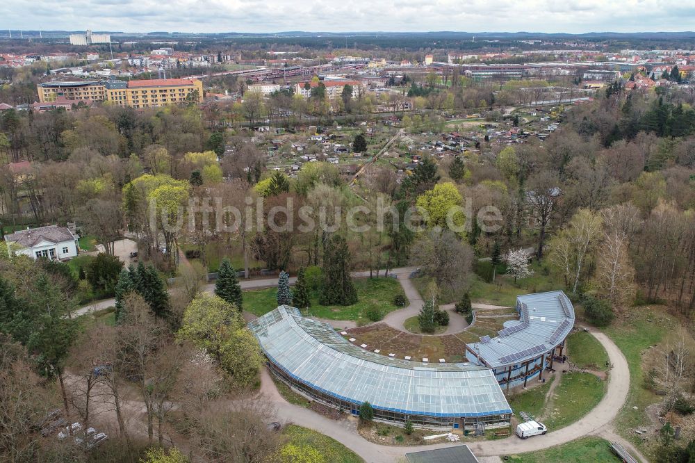 Luftaufnahme Eberswalde - Gebäudekomplex der Hochschule für nachhaltige Entwicklung (HNEE) in Eberswalde im Bundesland Brandenburg, Deutschland