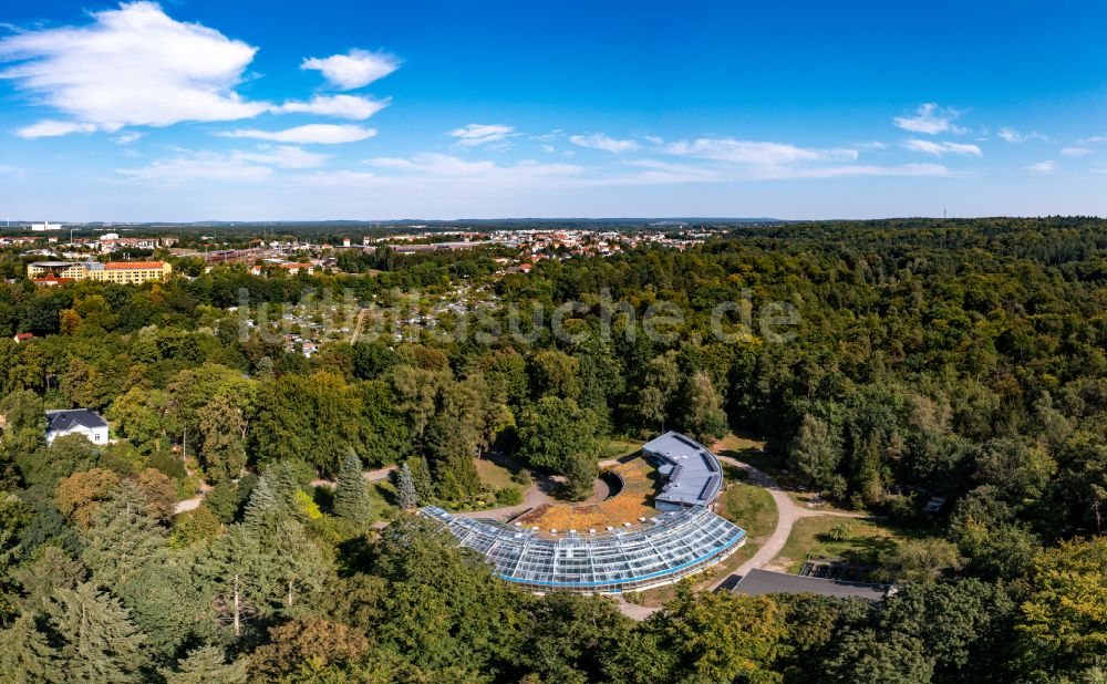 Eberswalde von oben - Gebäudekomplex der Hochschule für nachhaltige Entwicklung (HNEE) in Eberswalde im Bundesland Brandenburg, Deutschland