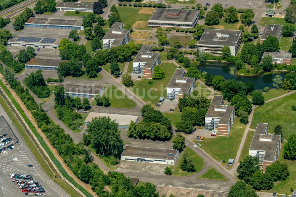 Luftbild Lahr/Schwarzwald - Gebäudekomplex der Hochschule Polizeihochschule in Lahr/Schwarzwald im Bundesland Baden-Württemberg, Deutschland