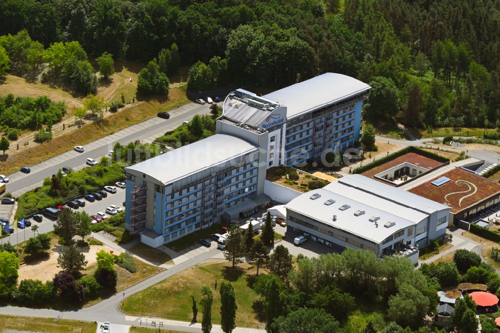 Luftbild Zeulenroda-Triebes - Gebäudekomplex der Hotelanlage Bio-Seehotel in Zeulenroda-Triebes im Bundesland Thüringen, Deutschland