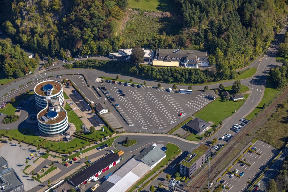 Luftbild Attendorn - Gebäudekomplex der Hotelanlage HANSE HOTEL in Attendorn im Bundesland Nordrhein-Westfalen, Deutschland