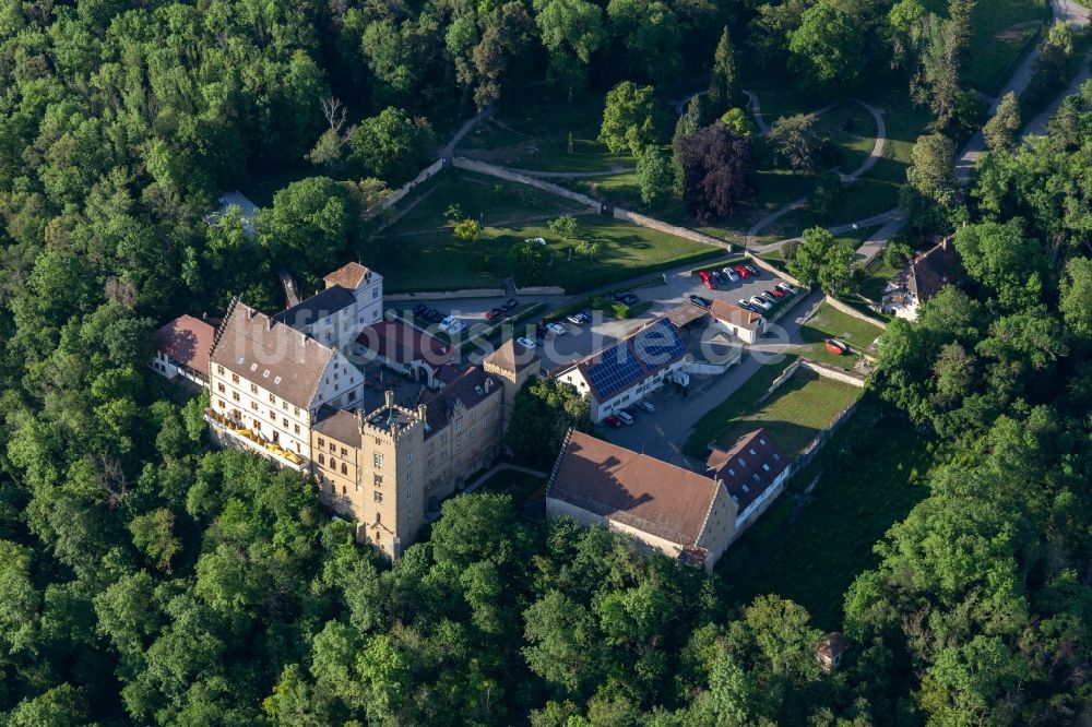 Luftbild Starzach - Gebäudekomplex der Hotelanlage Hotel Schloss Weitenburg in Starzach im Bundesland Baden-Württemberg, Deutschland
