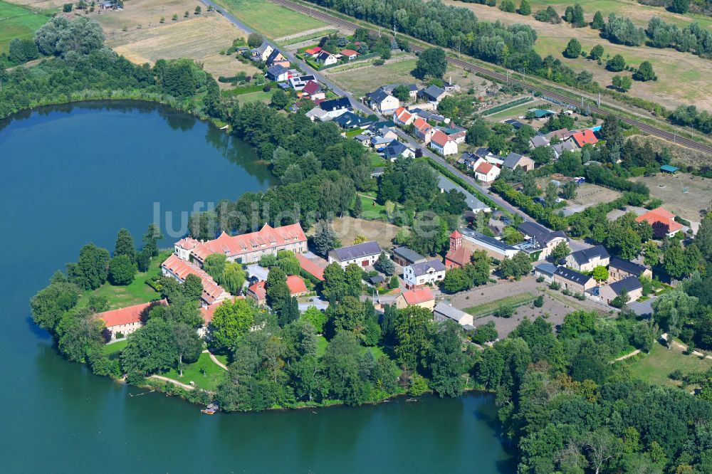 Luftbild Kemnitz - Gebäudekomplex der Hotelanlage Zum Rittmeister in Kemnitz im Bundesland Brandenburg, Deutschland