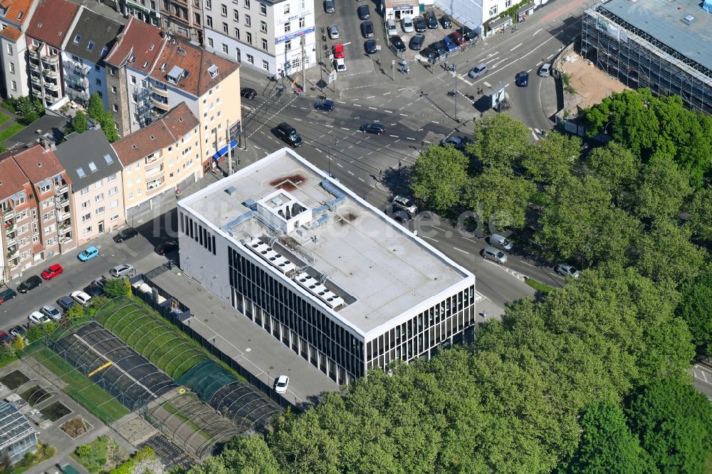 Köln von oben - Gebäudekomplex des Institut COPT.ZENTRUM im Ortsteil Lindenthal in Köln im Bundesland Nordrhein-Westfalen, Deutschland