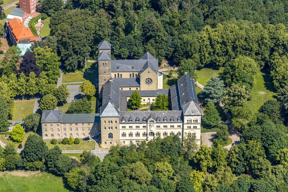 Luftbild Billerbeck - Gebäudekomplex des Klosters in Billerbeck im Bundesland Nordrhein-Westfalen, Deutschland