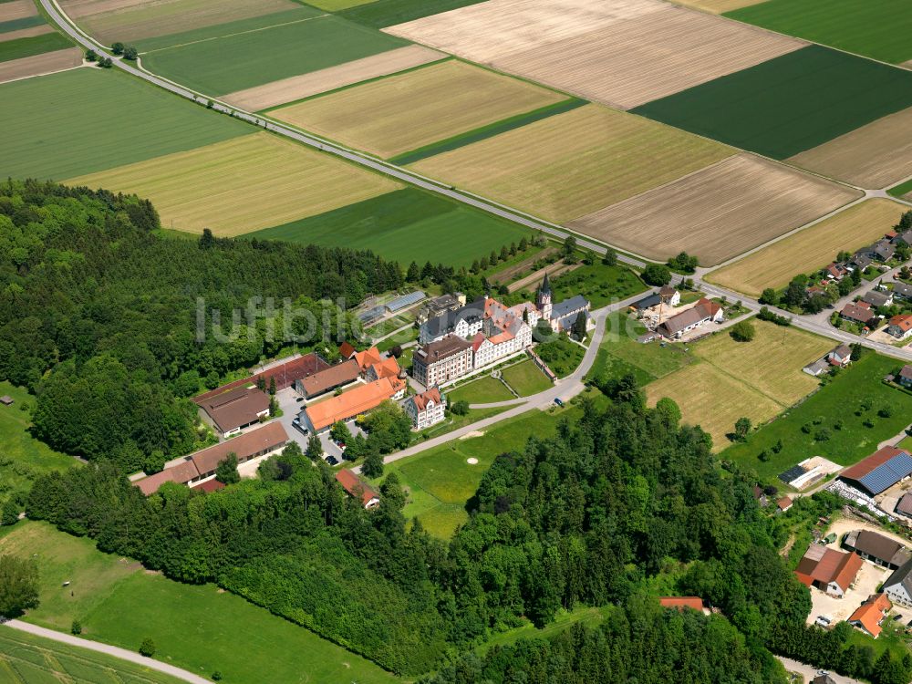 Luftbild Bonlanden - Gebäudekomplex des Klosters in Bonlanden im Bundesland Baden-Württemberg, Deutschland