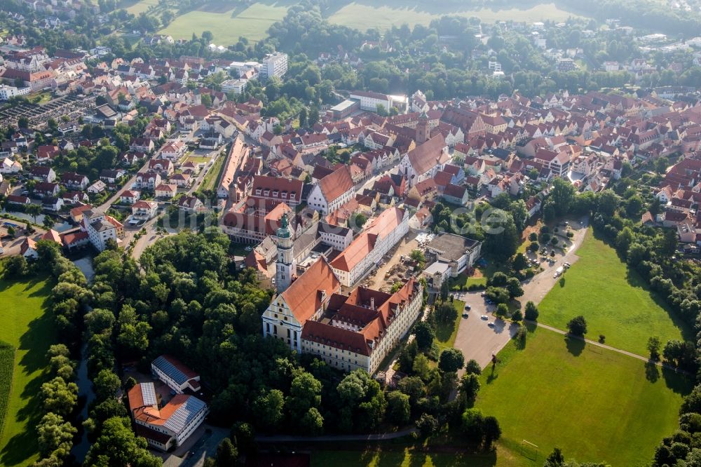 Luftbild Donauwörth - Gebäudekomplex des Klosters in Donauwörth im Bundesland Bayern, Deutschland
