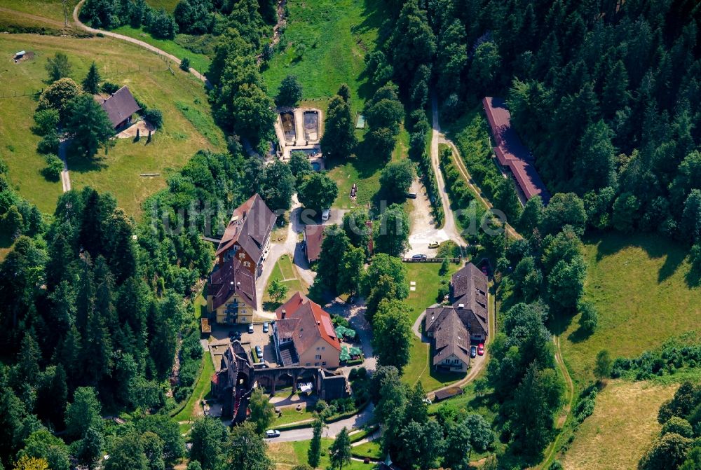 Luftaufnahme Oppenau - Gebäudekomplex des Klosters in Oppenau im Bundesland Baden-Württemberg, Deutschland