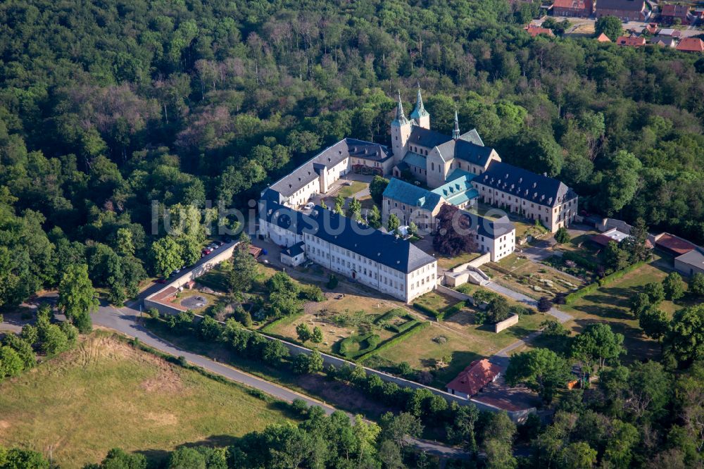 Luftbild Huy - Gebäudekomplex des Klosters im Ortsteil Dingelstedt in Huy im Bundesland Sachsen-Anhalt, Deutschland