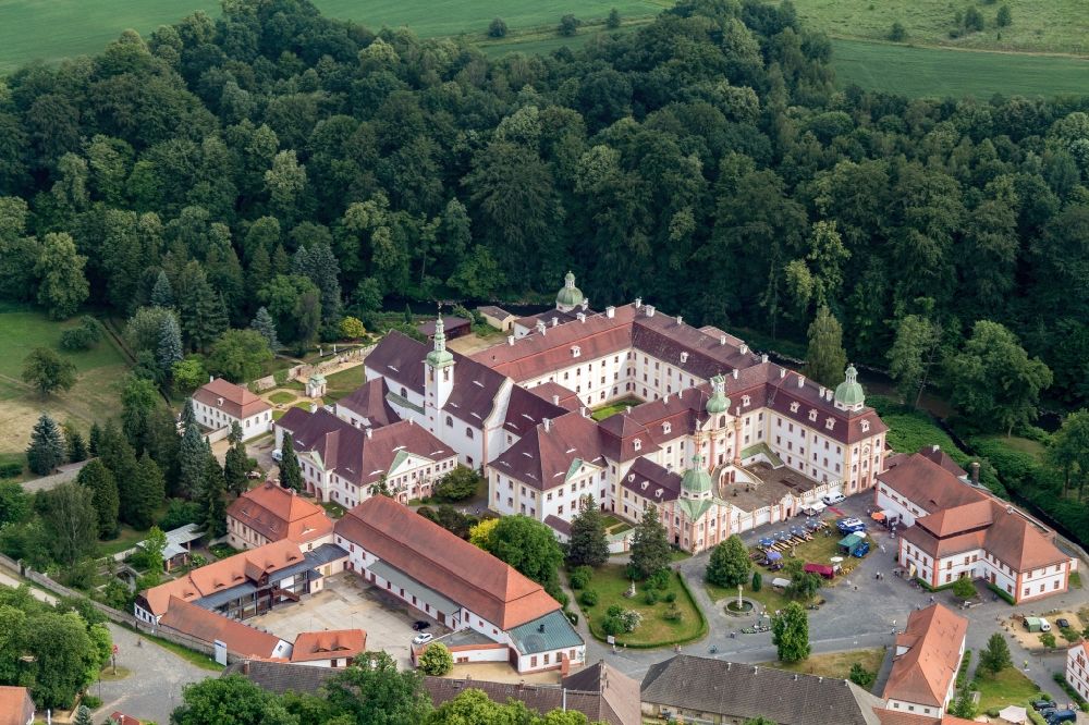 Luftbild Ostritz - Gebäudekomplex des Klosters in Ostritz im Bundesland Sachsen, Deutschland