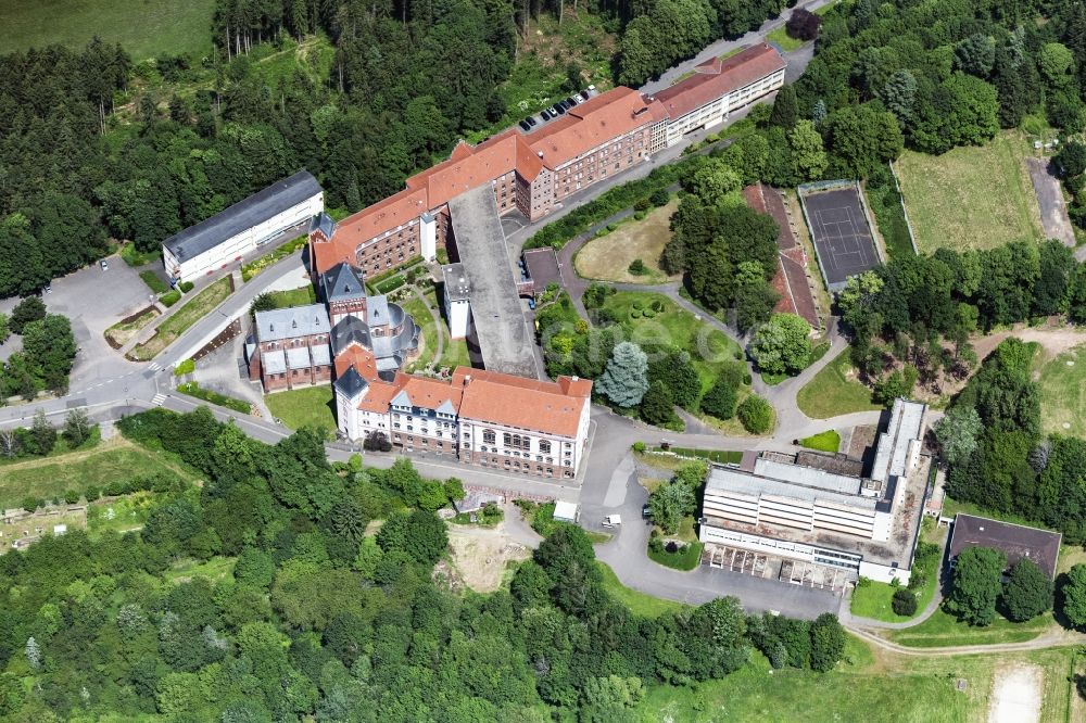 Luftbild Sankt Wendel - Gebäudekomplex des Klosters in Sankt Wendel im Bundesland Saarland, Deutschland