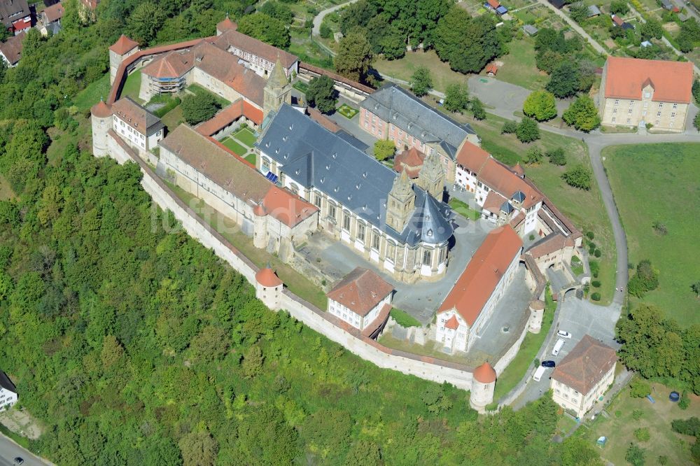 Luftbild Schwäbisch Hall - Gebäudekomplex des Klosters in Schwäbisch Hall im Bundesland Baden-Württemberg