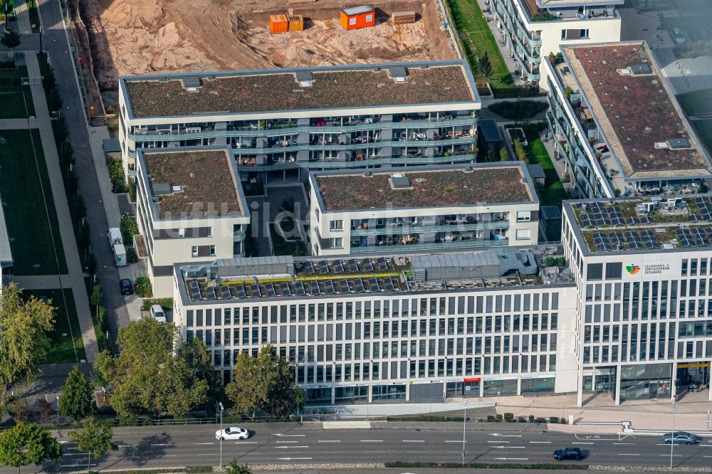 Luftbild Offenburg - Gebäudekomplex am Kronenplatz in Offenburg im Bundesland Baden-Württemberg, Deutschland