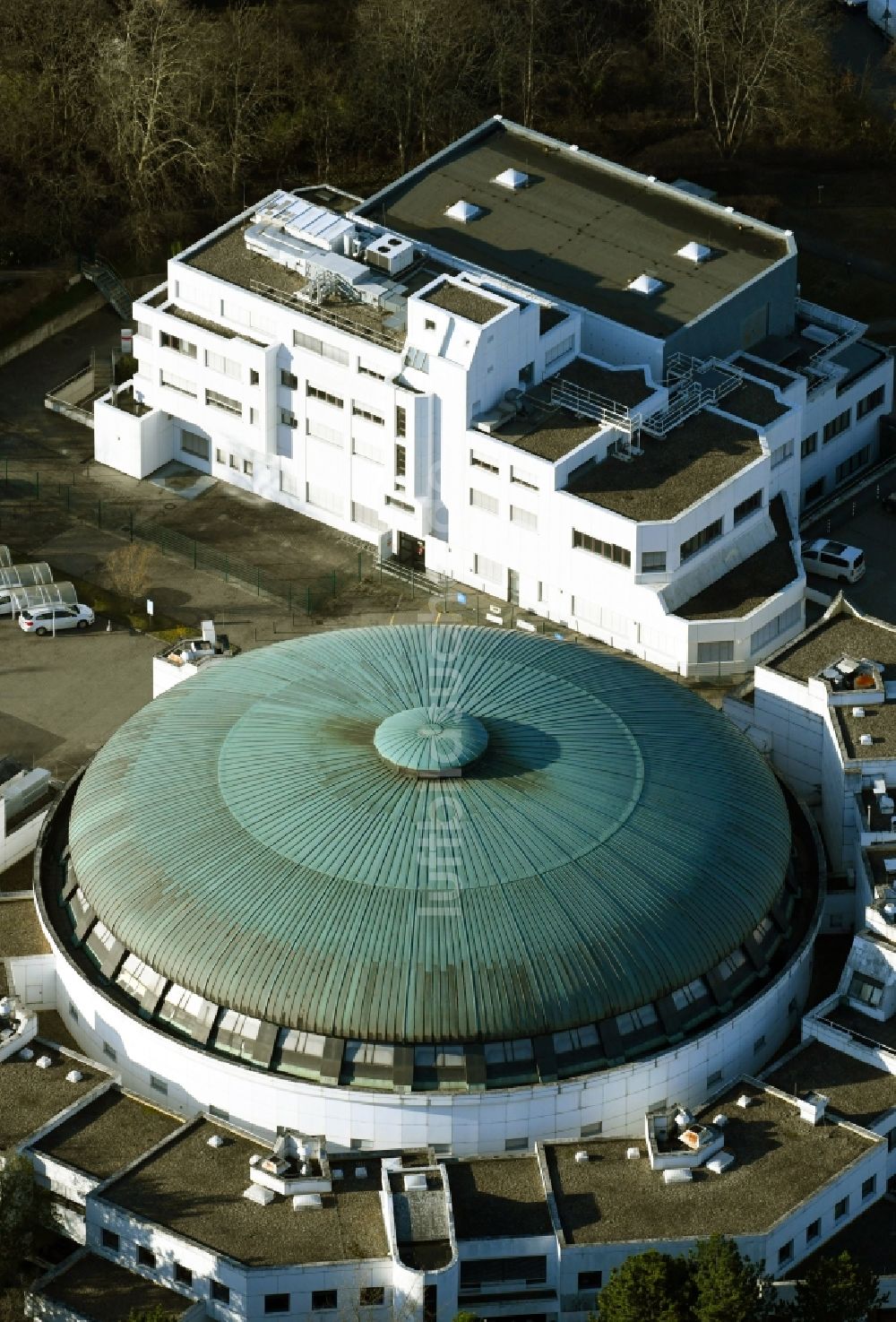 Luftbild Berlin - Gebäudekomplex des Max-Planck-Institutes für Bildungsforschung an der Lentzeallee in Berlin