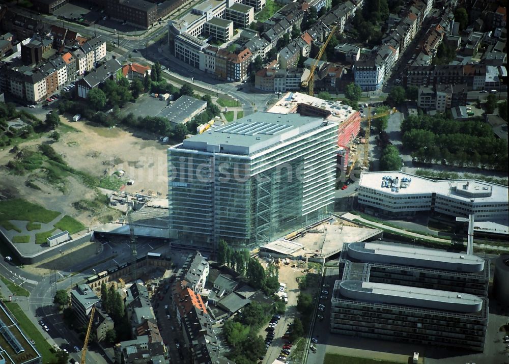 Luftbild Düsseldorf - Gebäudekomplex des Ministerium für Verkehr des Landes Nordrhein-Westfalen in Düsseldorf im Bundesland Nordrhein-Westfalen, Deutschland