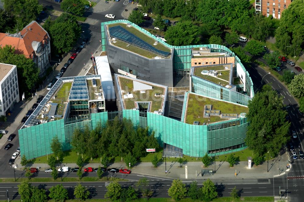 Luftbild Berlin - Gebäudekomplex der Nordischen Botschaften im Ortsteil Tiergarten in Berlin