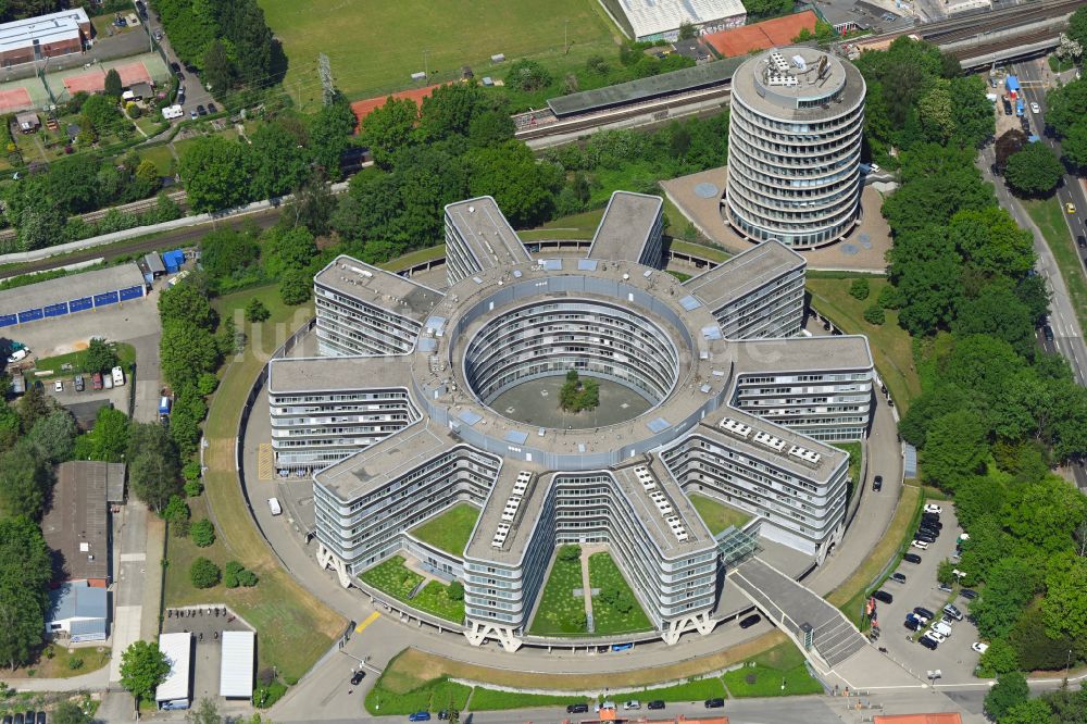 Hamburg aus der Vogelperspektive: Gebäudekomplex der Polizei Polizeipräsidium in Hamburg, Deutschland