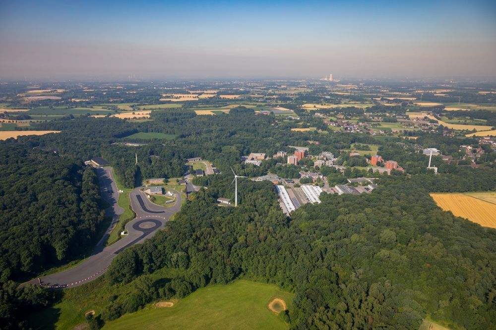 Luftaufnahme Selm - Gebäudekomplex der Polizeischule LAFP NRW in Selm im Bundesland Nordrhein-Westfalen