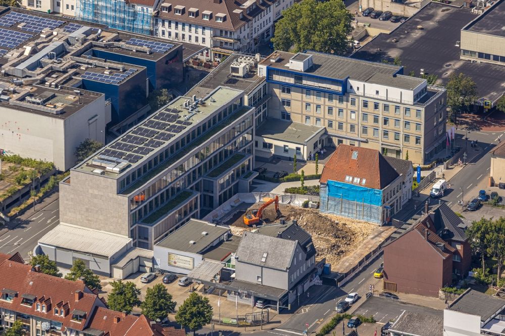 Luftbild Hamm - Gebäudekomplex Presse- und Medienhauses des Westfälischer Anzeiger in Hamm im Bundesland Nordrhein-Westfalen, Deutschland