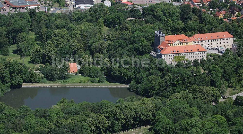 Luftbild Ballenstedt - Gebäudekomplex im Schloßpark von Schloß in Ballenstedt im Bundesland Sachsen-Anhalt, Deutschland