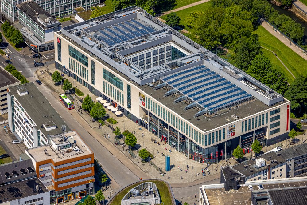 Luftaufnahme Hagen - Gebäudekomplex der Sparkasse Hagen Sparkassen-Karree in Hagen im Bundesland Nordrhein-Westfalen