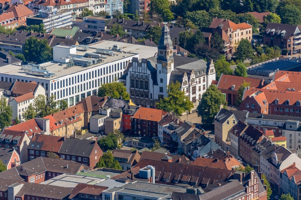Luftbild Gladbeck - Gebäudekomplexes eines Einkaufszentrum in Gladbeck im Bundesland Nordrhein-Westfalen, Deutschland