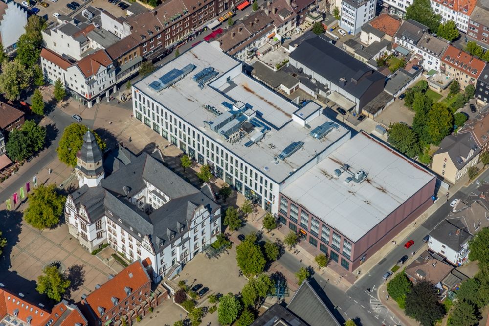 Luftaufnahme Gladbeck - Gebäudekomplexes eines Einkaufszentrum in Gladbeck im Bundesland Nordrhein-Westfalen, Deutschland