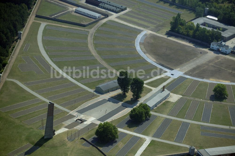 Luftbild Oranienburg - Gedenkstätte für das ehemalige Konzentrationslager Sachsenhausen im Bundesland Brandenburg