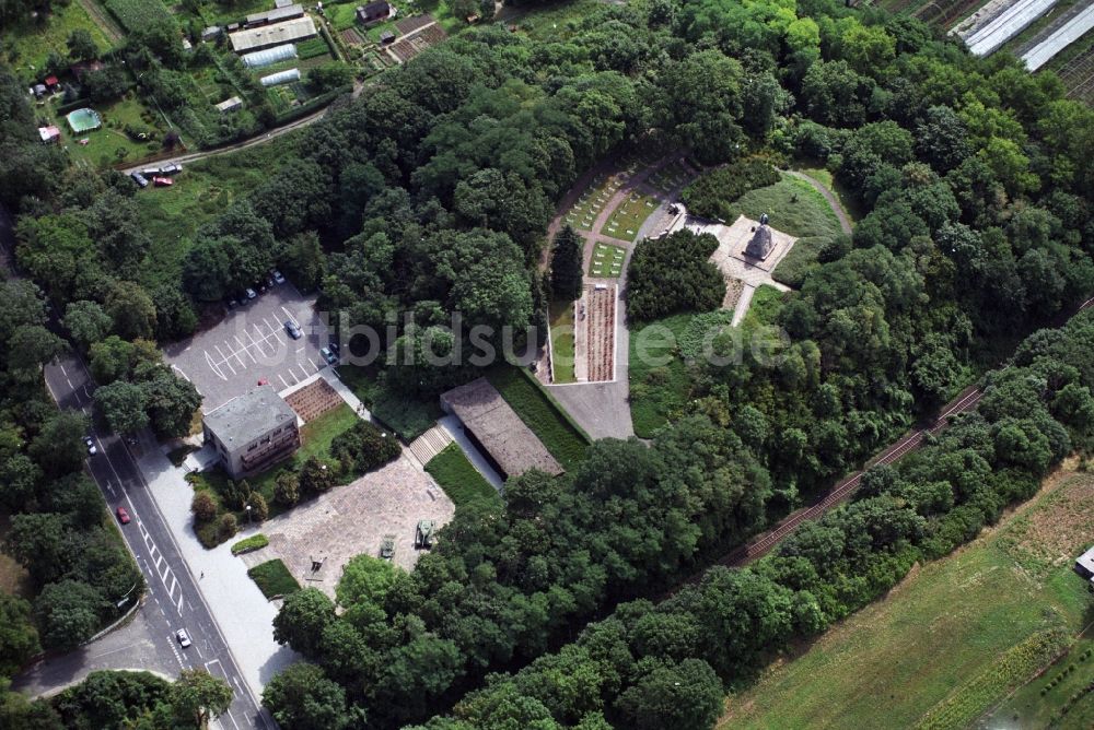 Luftaufnahme Seelow - Gedenkstätte Seelower Höhen bei Seelow im Bundesland Brandenburg