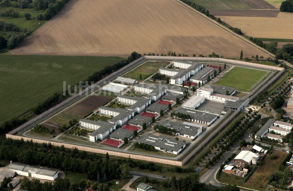 Luftbild Tonna Gräfentonna - Gefängnis - Gebäude der Justizvollzugsanstalt JVA Gräfentonna in Tonna im Bundesland Thüringen