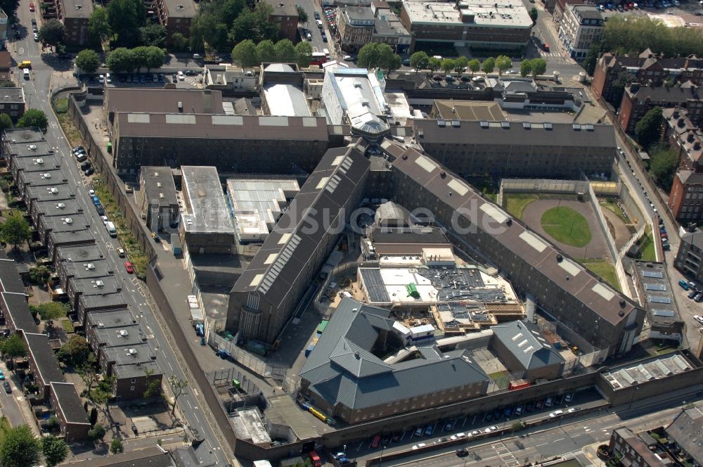 Luftaufnahme London - Gefängnis JVA Pentonville Prison in London