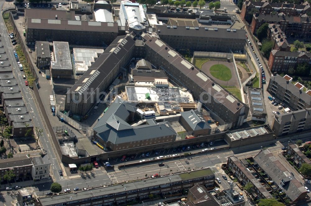 London von oben - Gefängnis JVA Pentonville Prison in London