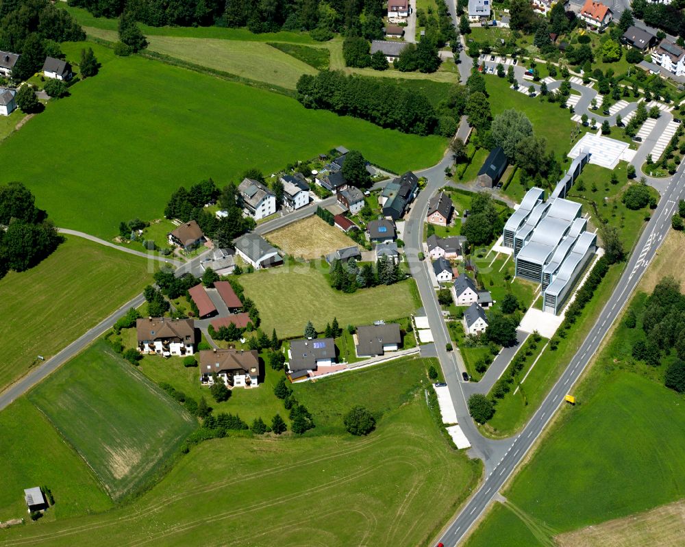 Luftaufnahme Bad Steben - Gehöft und Bauernhof in Bad Steben im Bundesland Bayern, Deutschland