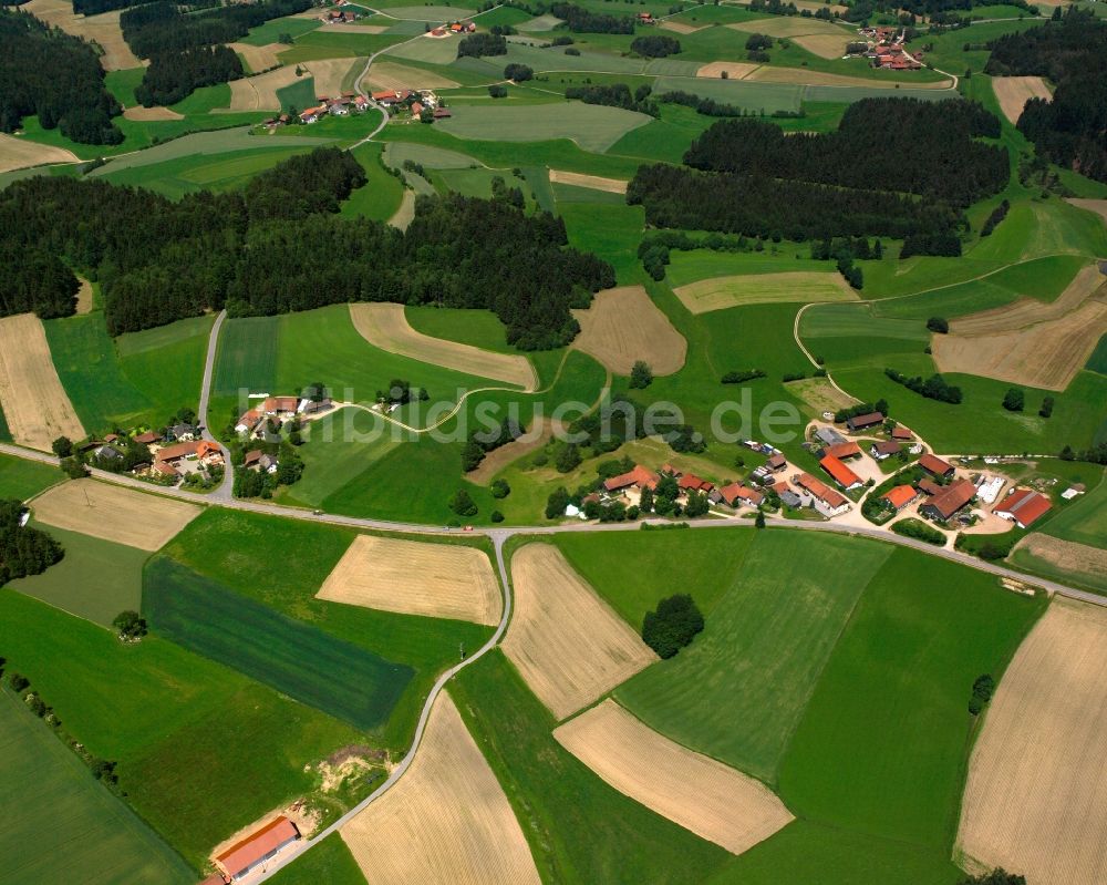 Öd aus der Vogelperspektive: Gehöft und Bauernhof in Öd im Bundesland Bayern, Deutschland