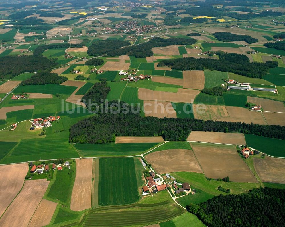 Au aus der Vogelperspektive: Gehöft und Bauernhof in Au im Bundesland Bayern, Deutschland