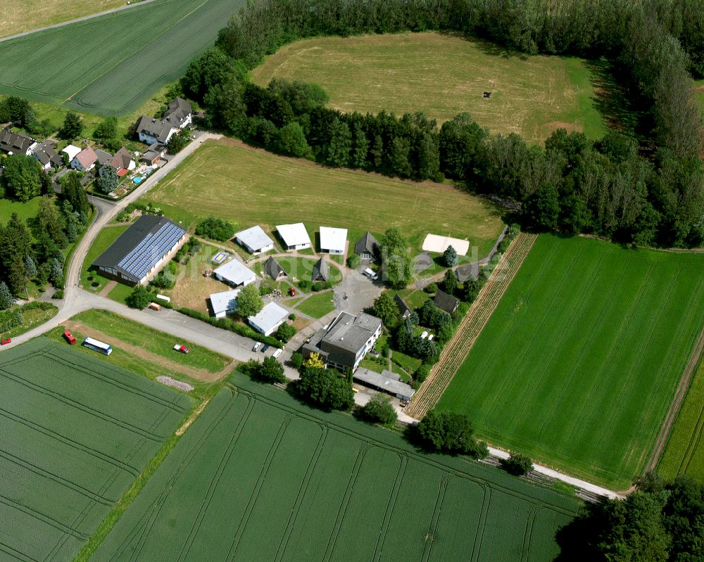 Luftbild Flensungen - Gehöft und Bauernhof in Flensungen im Bundesland Hessen, Deutschland