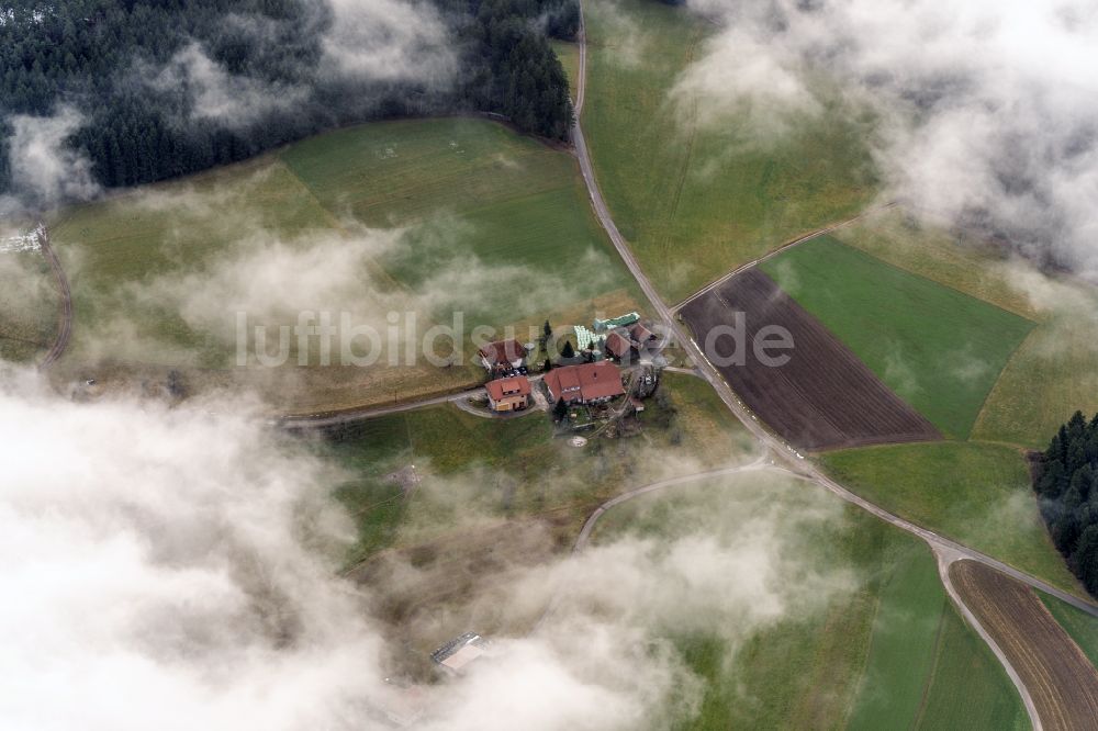 Luftaufnahme Hofstetten - Gehöft und Bauernhof in Hofstetten im Bundesland Baden-Württemberg, Deutschland