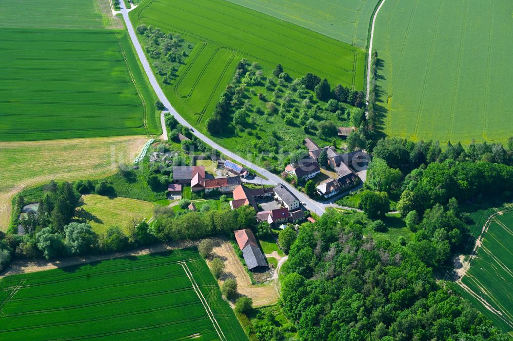 Luftaufnahme Külsheim - Gehöft und Bauernhof in Külsheim im Bundesland Baden-Württemberg, Deutschland